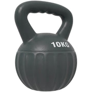 Kettlebell 10 kg for Safe Home Strength Training with Stable Base Grey AOSOM