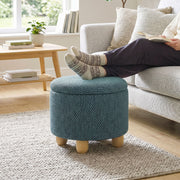 Storage ottoman - Blue