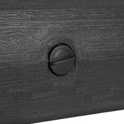40kg Black Square Parasol Base With Wood Effect Ideal For Garden Or Patio Umbrellas