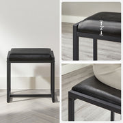 Vasagle Industrial Style Dressing Table with Tri-Fold Mirror and Stool