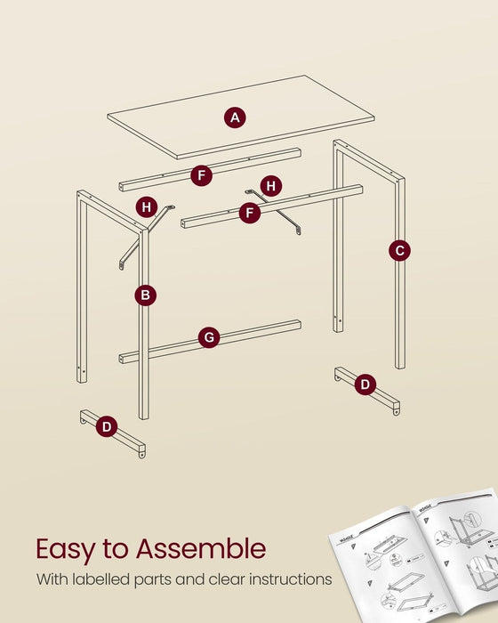 Image of a Compact Home Office Desk