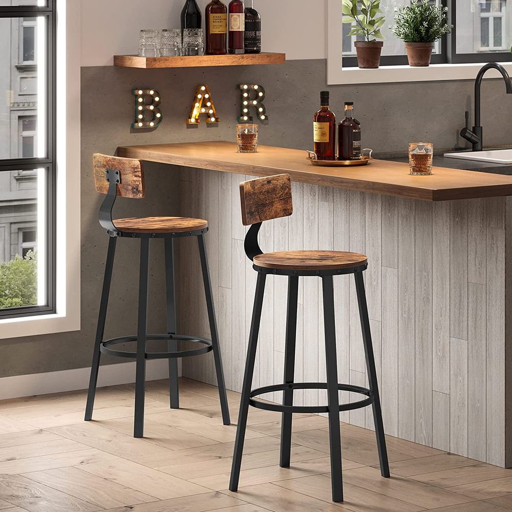 vasagle bar and counter stools for kitchens and home bars