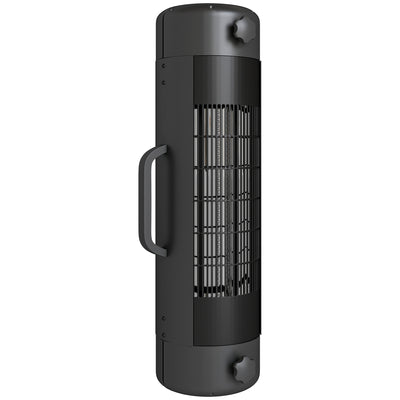 Electric Patio Umbrella Heater 2000W With 2 Heat Settings Tip Over Protection Black