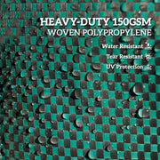 Set of 3 Heavy Duty 300L Garden Waste Bags with Handles Foldable and Reusable by Outsunny