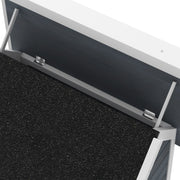 Wooden Outdoor Cat House Shelter with Openable Roof and Escape Doors for Feral Cats, Grey