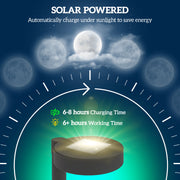 8 Pack Solar LED Garden Stake Lights Waterproof Pathway Lighting Auto On Off