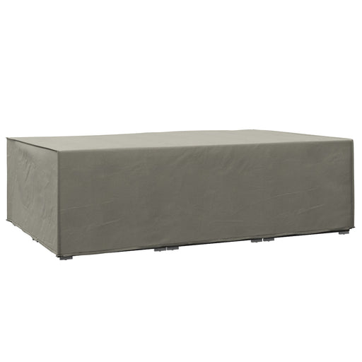 Grey Waterproof Garden Furniture Cover 155 x 222cm Protects Outdoor Tables and Chairs