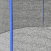 10ft Trampoline Net Replacement with Zipped Entrance and Pole Covers Blue by SPORTNOW AOSOM