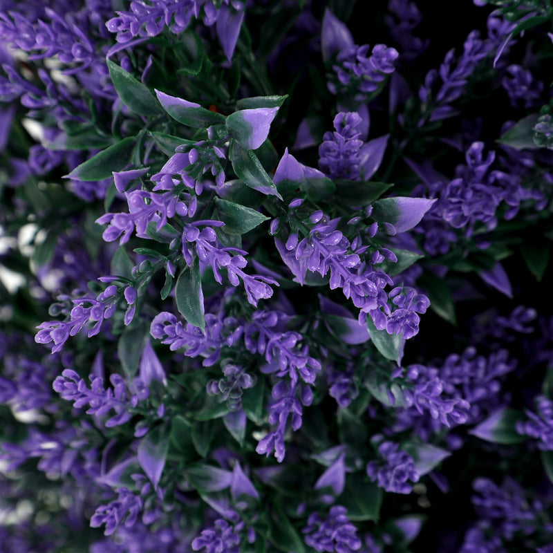 Artificial Lavender Towers Set of 2 for Easy Year Round Garden Colour Blue