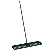Lawn Levelling Rake with Wide Head for Smoothing Soil and Sand Green AOSOM