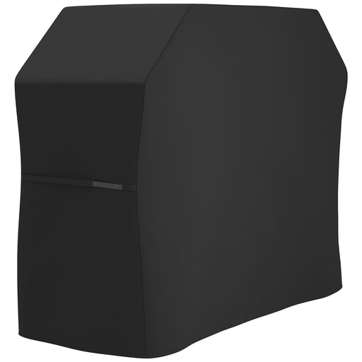 Large Waterproof BBQ Grill Cover With Protective Plastic Coating For Outdoor Use Black