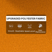 Orange Padded Outdoor Seat Cushion 115 x 56cm by Outsunny