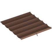 Replacement Canopy for 3x3m Retractable Pergola Frame UV Resistant, Brown