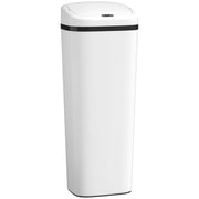 50L Touchless Kitchen Bin with Motion Sensor for Hygienic Waste Disposal White AOSOM