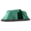 Outsunny 5-6 Man Dome Camping Tent - Dark Green