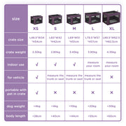 60cm Soft Pet Carrier With Cushion For Small Dogs Ideal For Travel, Purple