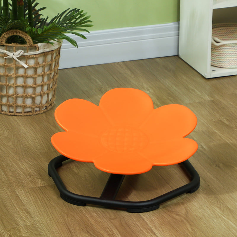 Orange Sensory Spinning Chair for Kids Improves Coordination and Balance by AIYAPLAY