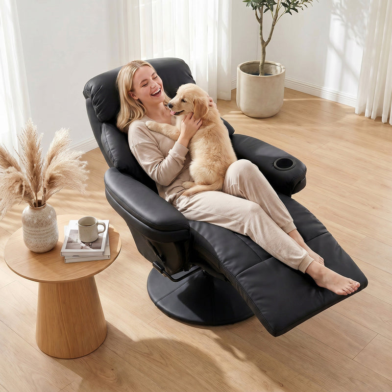 Recliner Chair Black - image 7