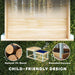 Wooden Sand and Water Play Tables for Kids Aged 3 to 8 with Bottom Liners Natural Finish