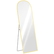 Gold Full Length Standing Mirror with 165cm Aluminium Frame Ideal for Bedroom or Dressing Room