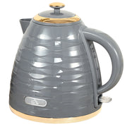 Grey 3kW Rapid Boil Honeycomb Kettle for Rapid Boiling by HOMCOM