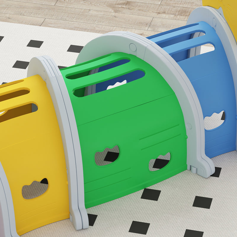 Kids Play Tunnel Lion Design for Indoor and Outdoor Crawl and Climb Ages 3-6 by AIYAPLAY Aiyaplay