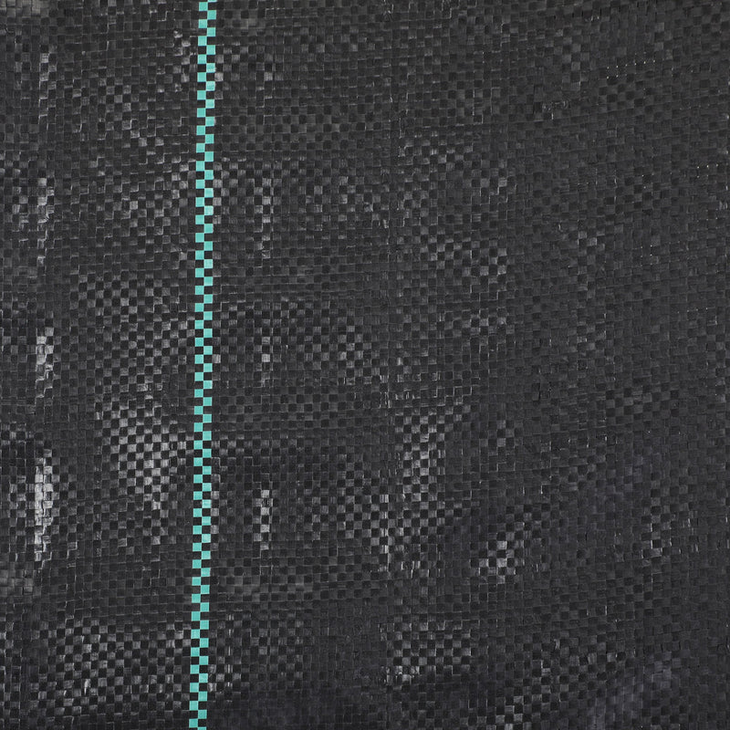 Heavy Duty Weed Control Membrane 2m x 100m For Driveways Lawns And Landscaping, Black