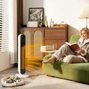 2000W Ceramic Electric Fan Heater With Timer, Remote Control and Oscillation for Home Use White