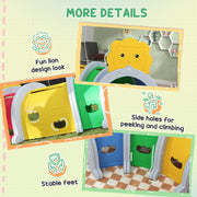Kids Play Tunnel Lion Design for Indoor and Outdoor Crawl and Climb Ages 3-6 by AIYAPLAY Aiyaplay