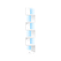 Vasagle RGB corner wall shelf - studio photo with lights on