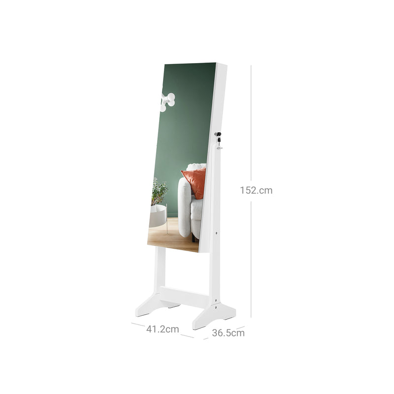 Dimensions diagram showing the cabinet measuring 36.5 x 41.2 x 152 cm