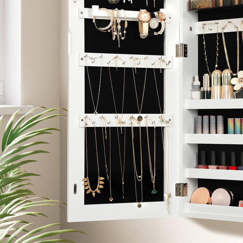 Close-up of the lock and key fitted to the cabinet door