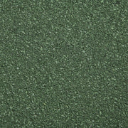 Close-up of the green asphalt granule roof covering on the sentry box shed