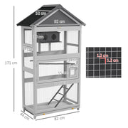 Dimensions diagram: 171H x 92L x 52W cm overall, 82L x 44W cm base, 1.2 cm bar spacing