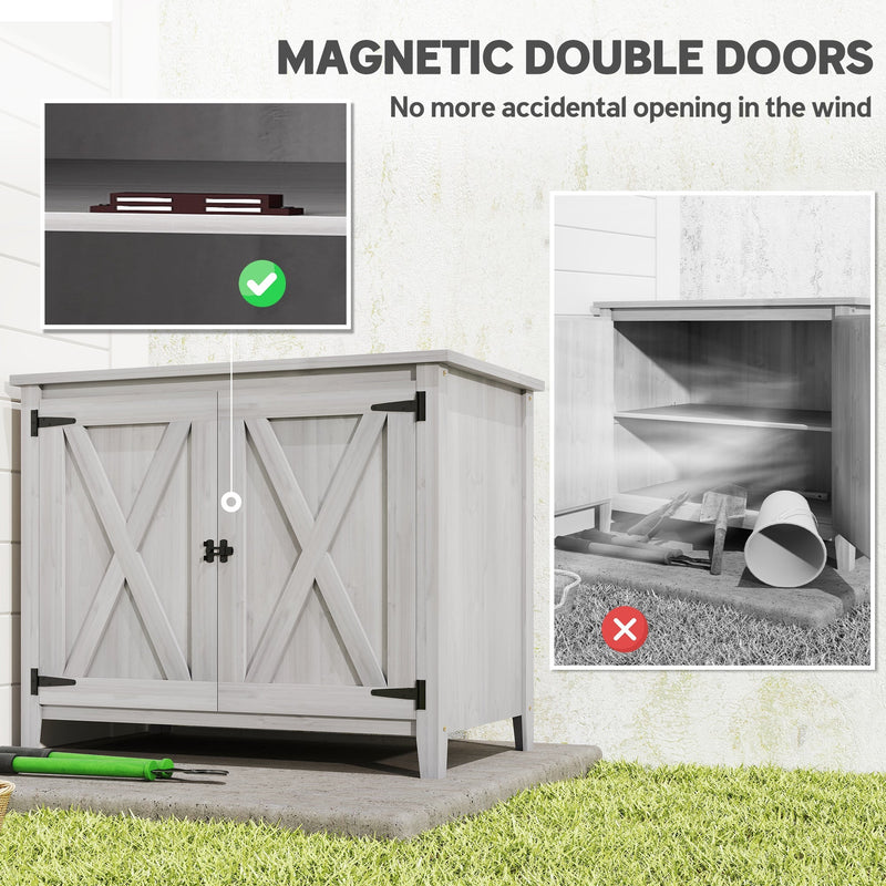 Magnetic double doors panel showing the catch strip that stops the doors blowing open