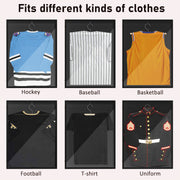 Black 60 x 80cm Shirt Display Frame with Inner Hook and Hanger by HOMCOM