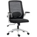 Black Mesh Back Adjustable Swivel Office Chair with Ergonomic Design by HOMCOM