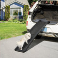 Foldable Dog Car Ramp for SUVs and Vehicles Non Slip Surface Easy to Store Black AOSOM