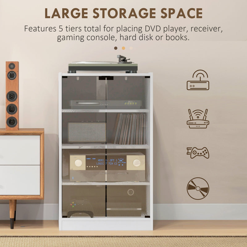 Media Storage Stand White - image 5