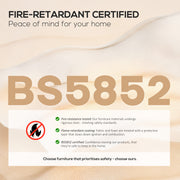 Light Grey 2 Seater Sofa Settee with Soft Sherpa Fleece Fabric Upholstered