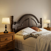 Set of Two Touch Control Table Lamps with USB Charging Ports for Bedroom or Lounge Black Beige AOSOM