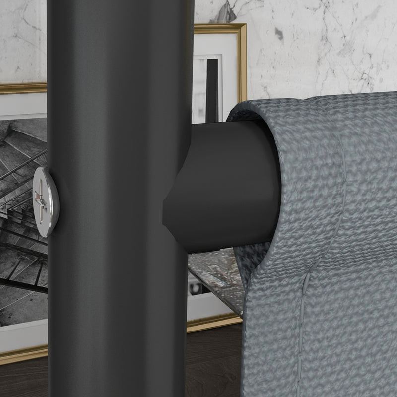 Dark Grey Outdoor Privacy Screen with Wheels 183 x 181cm Ideal for Garden or Patio