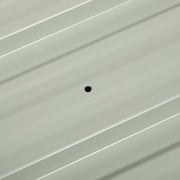 Set of 12 Corrugated Steel Roof Panels for Sheds and Garages Durable Design Dark Grey AOSOM