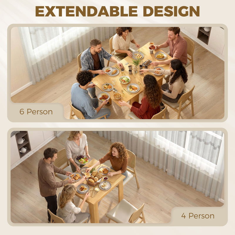 Compact Dining Table for Two Ideal for Small Kitchens or Flats White Wood Effect