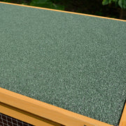 Outdoor Rabbit Hutch With Openable Roof Ideal for Guinea Pigs and Small Pets Grey