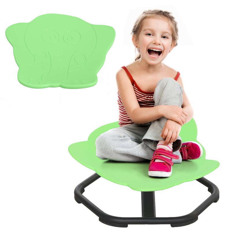 AIYAPLAY Elephant-Shaped Spinning Chair for Autism, 3-6 Years, Green AOSOM
