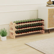 Three Tier Wooden Wine Rack Holds 36 Bottles Natural Finish by HOMCOM