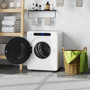4kg Vented Tumble Dryer 1000W Compact Freestanding with Timer and 6 Heat Settings White by HOMCOM AOSOM