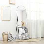 150cm Arched Full Length Mirror Black Modern Home Decor by HOMCOM