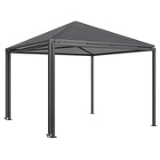 3x3m or 3x6m Garden Gazebo with Extendable Awning and Wheels UPF30+ Shelter for BBQs and Events by Outsunny
